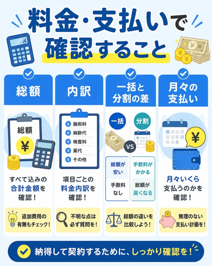 ライザップ無料カウンセリングで料金と支払い方法について聞くこと