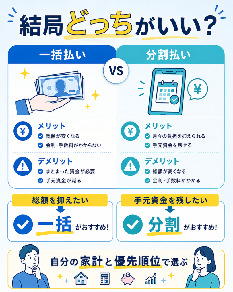 ライザップは一括払いと分割払いどっちがいい?