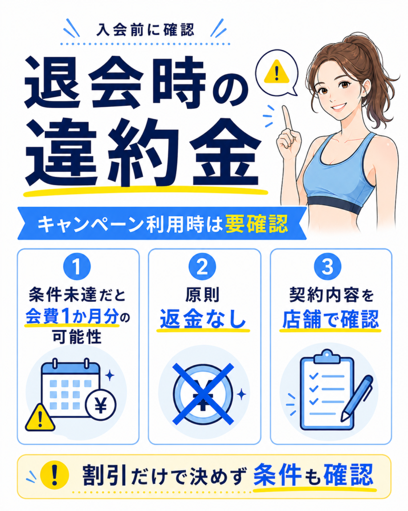 EXPAの退会時の違約金